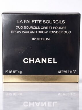 CHANEL La Palette Sourcils Brow Wax & Powder Duo – 02 Medium (NEW)